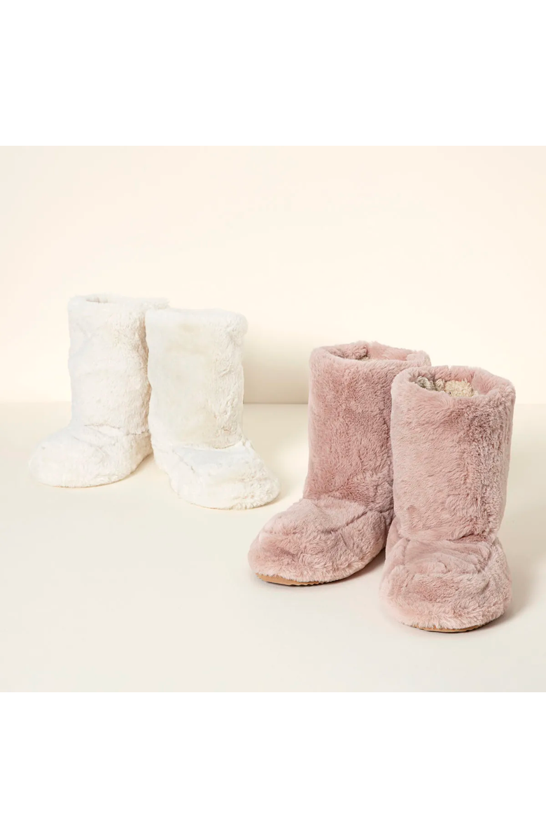 Uncommon Goods Cozy Lavender Warming Booties by Pantuss, Alternate, color, Natural