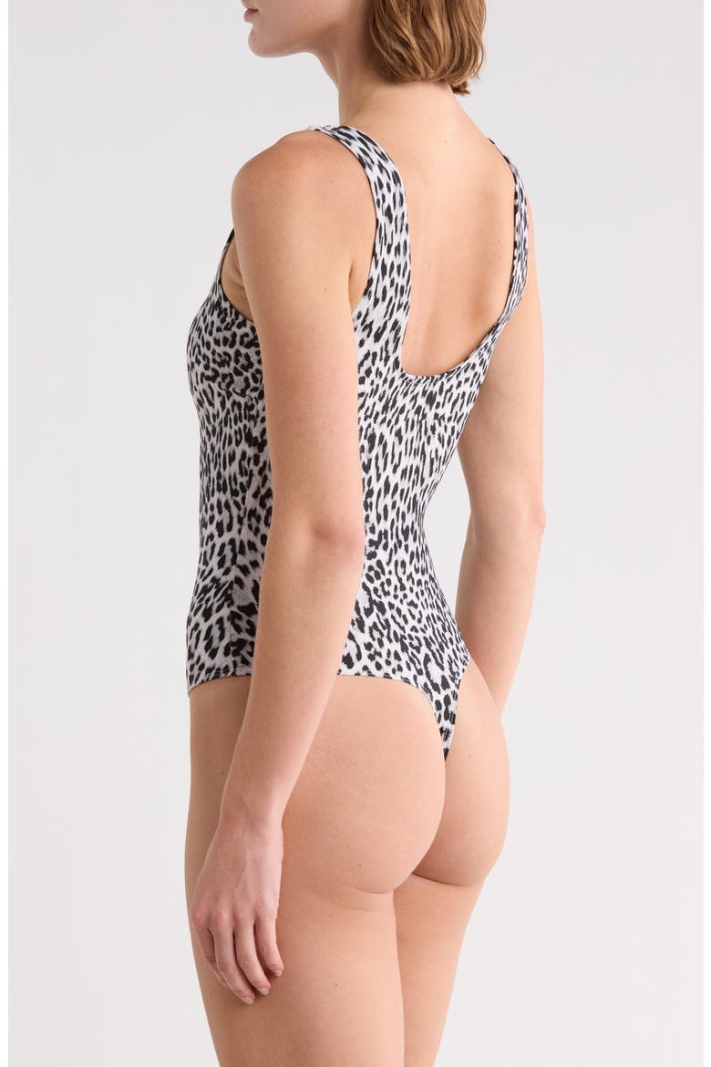 Weightless Sculpting Modern Bodysuit, Alternate, color, BLACK AND GREY LEOPARD