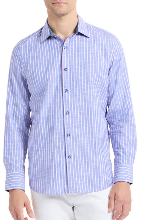 Fardella Stripe cotton button up