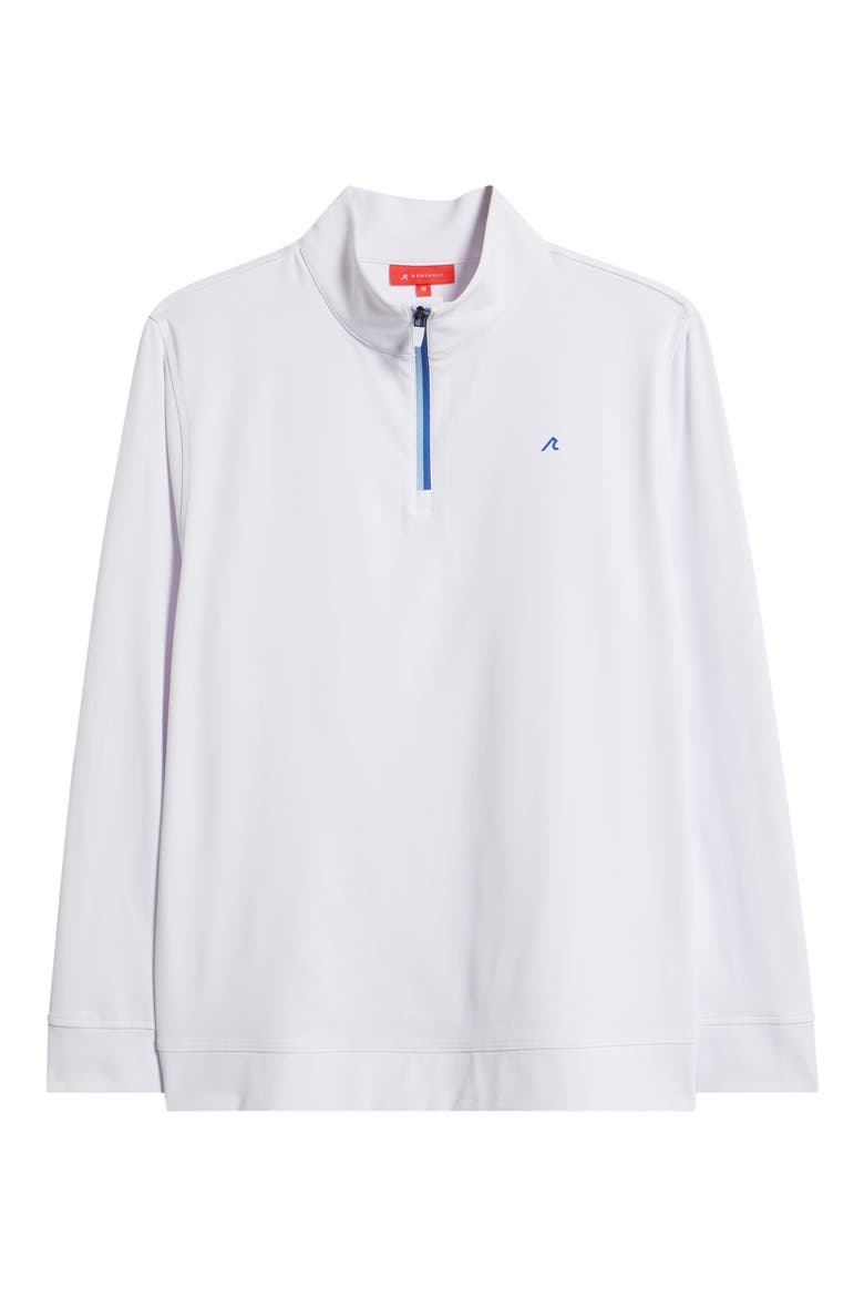 Fleet Quarter Zip Sweatshirt, Alternate, color, BRIGHT WHITE