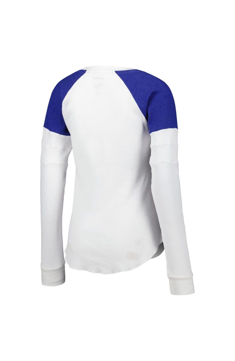G-III 4HER BY CARL BANKS Women's G-III 4Her by Carl Banks White Daniel Suarez Action Tri-Blend Thermal Raglan Long Sleeve T-Shirt, Alternate, color, White