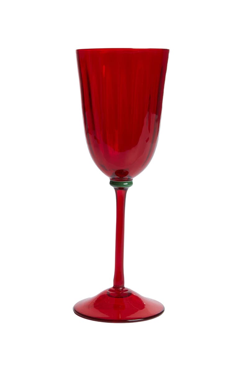 La DoubleJ Wine Rainbow Glasses Set Of 2, Alternate, color, Red
