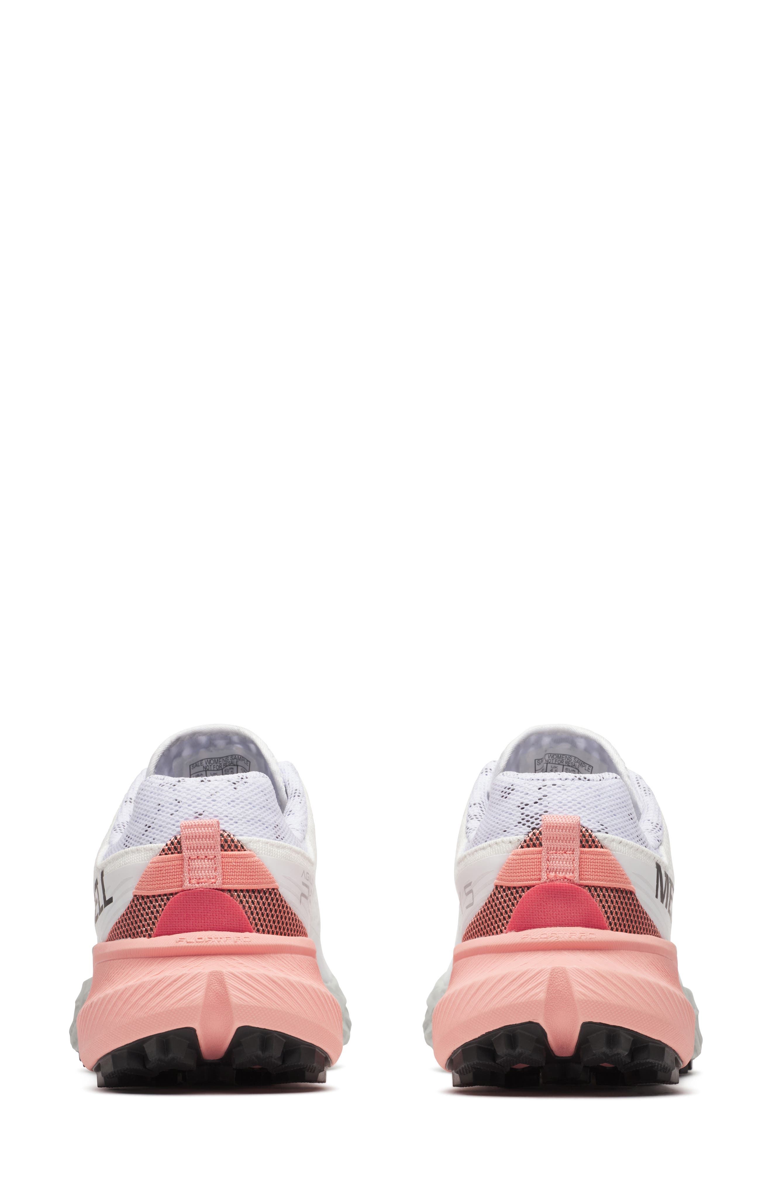 Merrell Agility Peak 5 Running Shoe, Alternate, color, Chalk/Ice