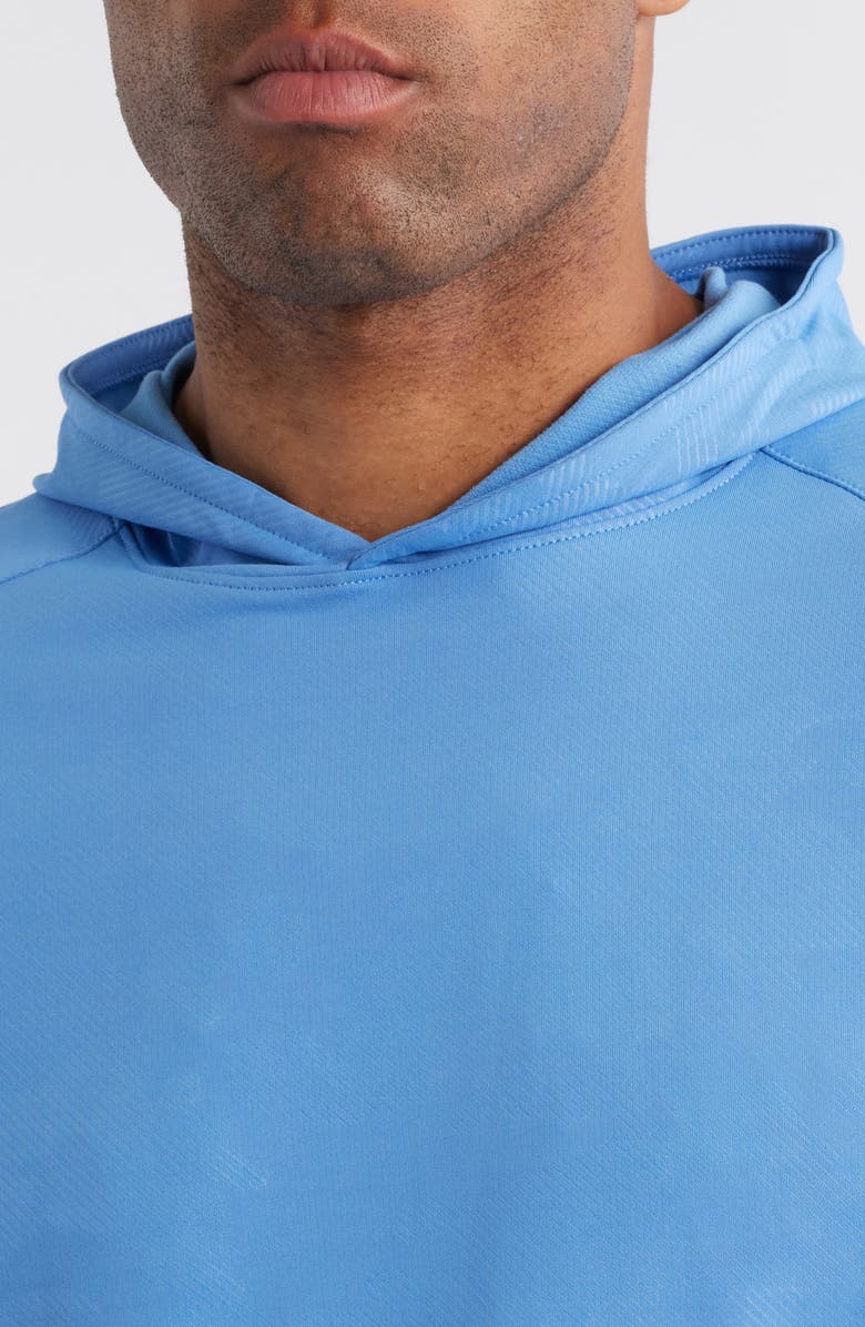 Peter Millar Pine Camo Performance Hoodie, Alternate, color, Evening Tide