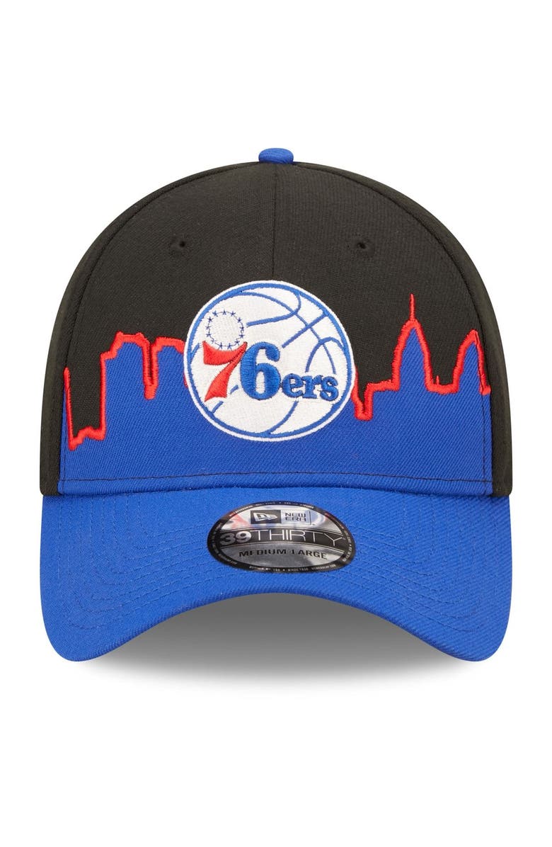 New Era Men's New Era Royal/Black Philadelphia 76ers 2022 Tip-Off 39THIRTY Flex Hat, Alternate, color, 