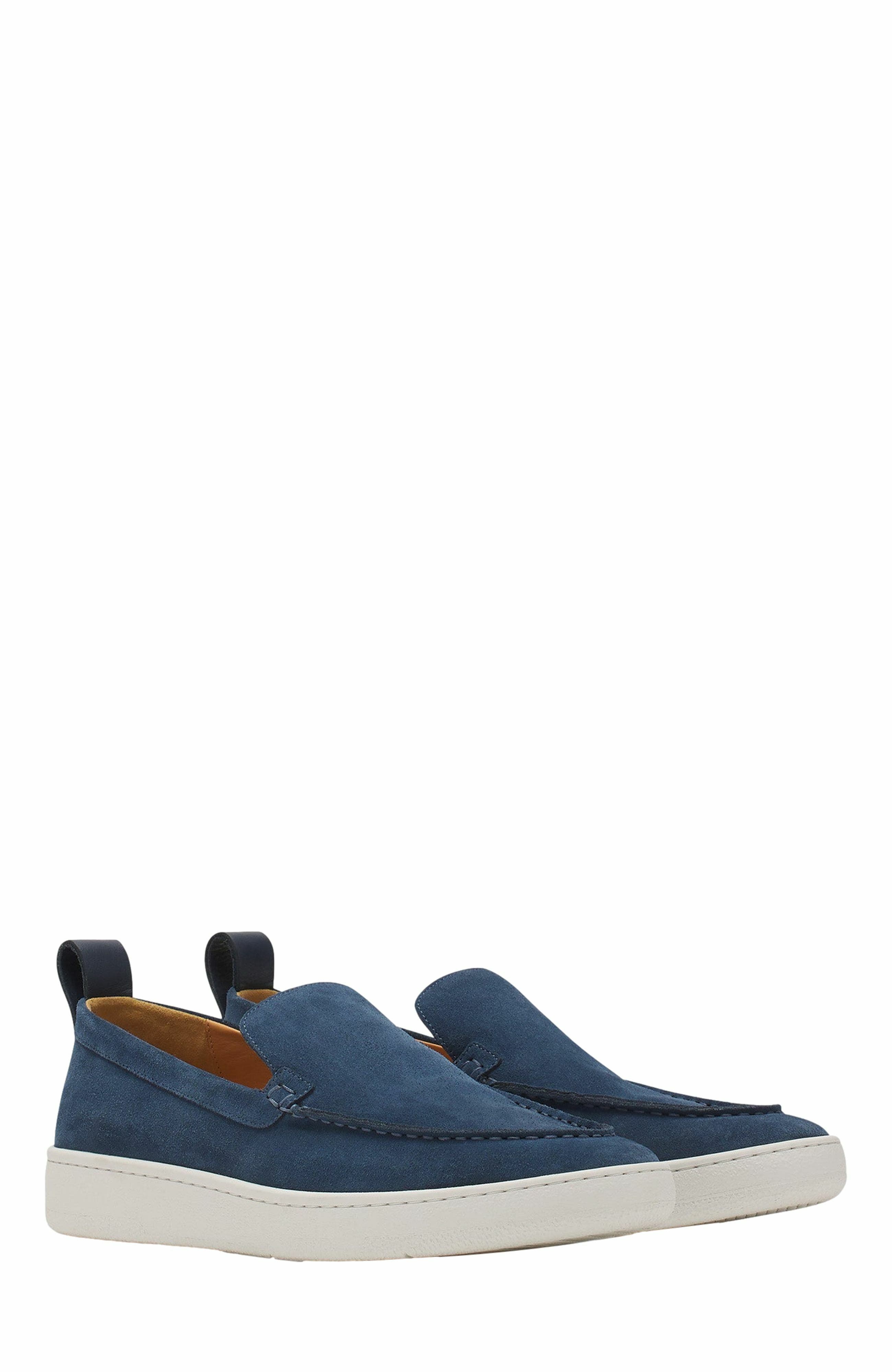 Lanvin Cruiser Suede Moccasins, Alternate, color, 