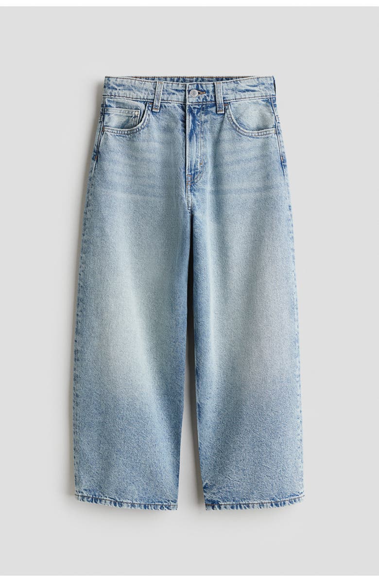 H&M Super Baggy Jeans, Main, color, Light Denim Blue