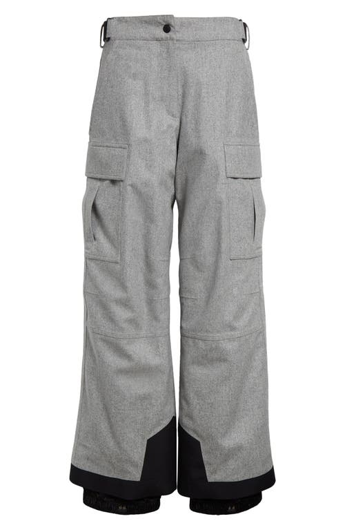 Shop Moncler Grenoble Cargo Ski Trousers In Grey