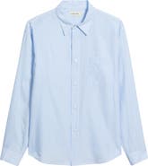 FRAME Stripe Relaxed Fit Button-Up Shirt