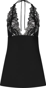 Hunkemöller Billie Hater Lace Trim Chiffon Chemise