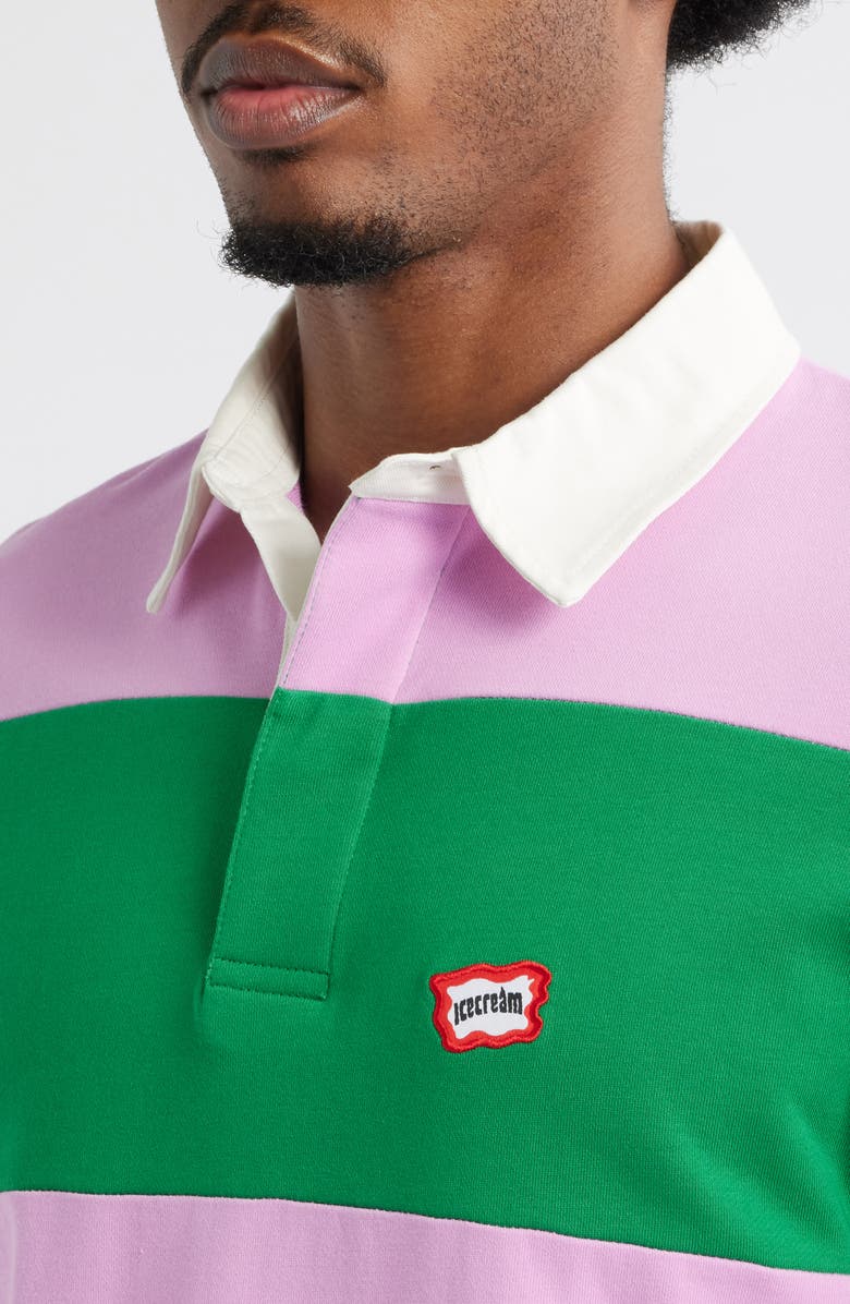 ICECREAM Boulder Stripe Polo, Alternate, color, Orchid