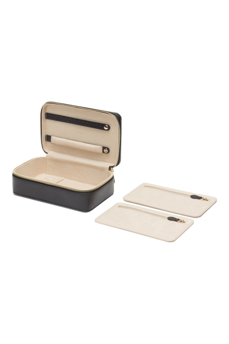 'Marrakesh' Zip Jewelry Case, Alternate, color, BLACK