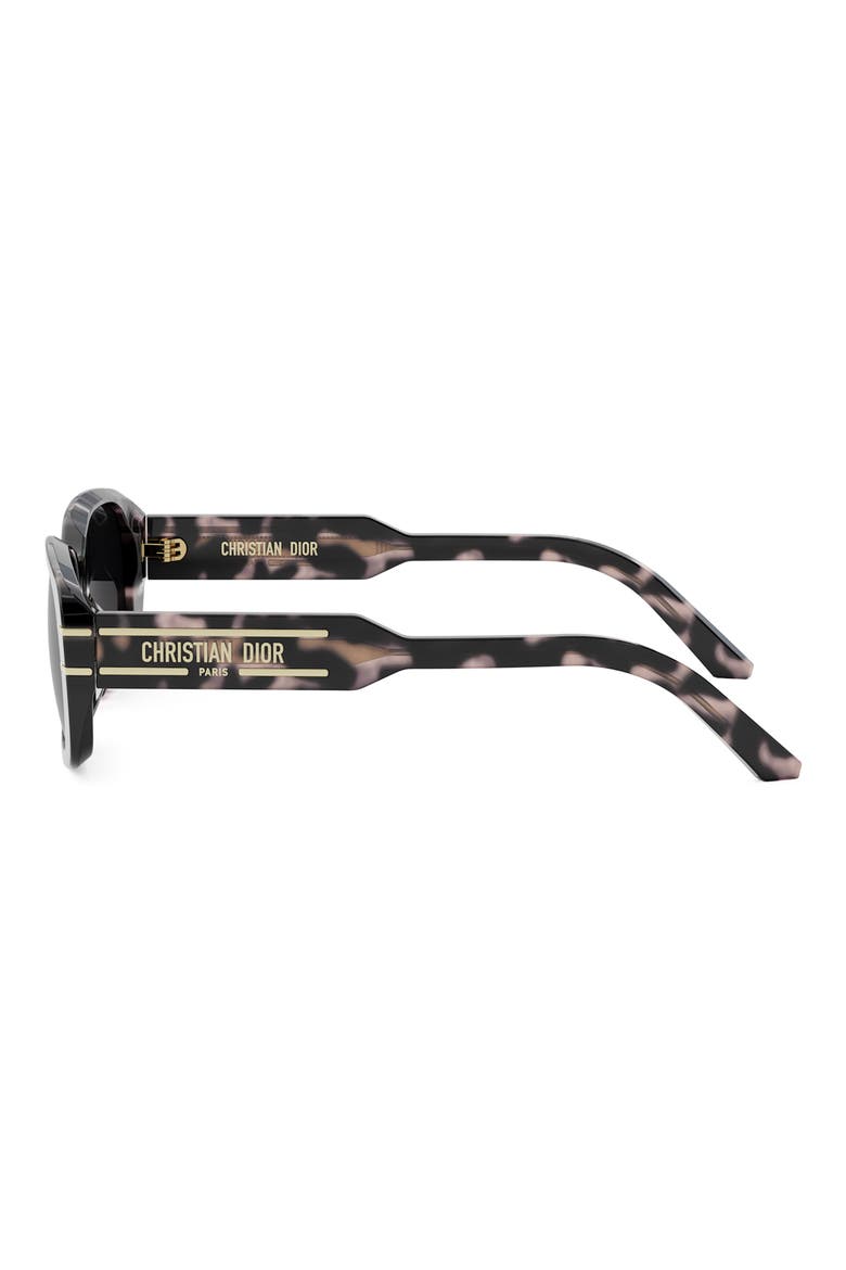 'DiorSignature S12I Rectangular Sunglasses, Alternate, color, HAVANA/ OTHER / GRADIENT BROWN