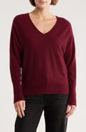 Magaschoni Cashmere V-Neck Dolman Sweater