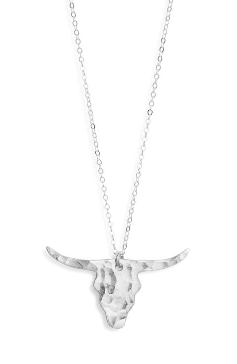 Longhorn Pendant Necklace