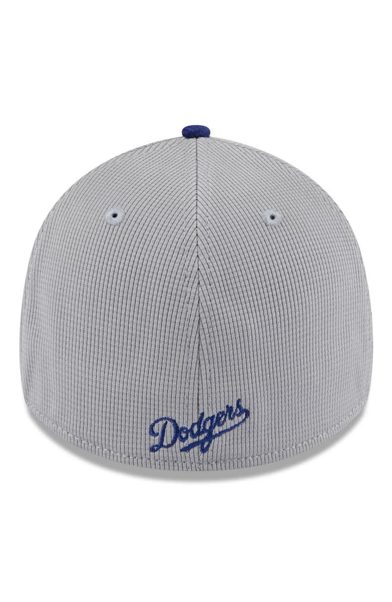 New Era Men's New Era  Gray/Royal Los Angeles Dodgers 2025 Batting Practice 39THIRTY Flex Hat, Alternate, color, 
