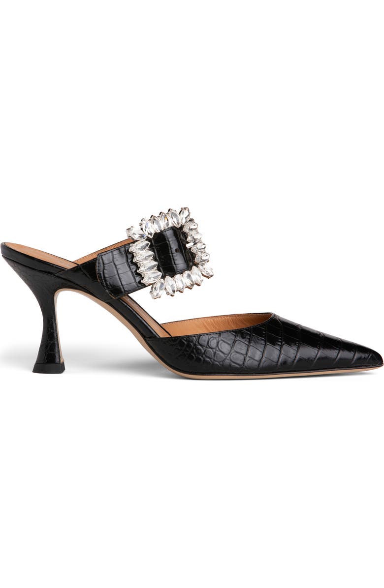 BEAUTIISOLES Georgina Pointed Toe Mule, Alternate, color, Black