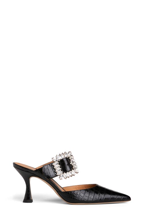 Beautiisoles Georgina Pointed Toe Mule In Black