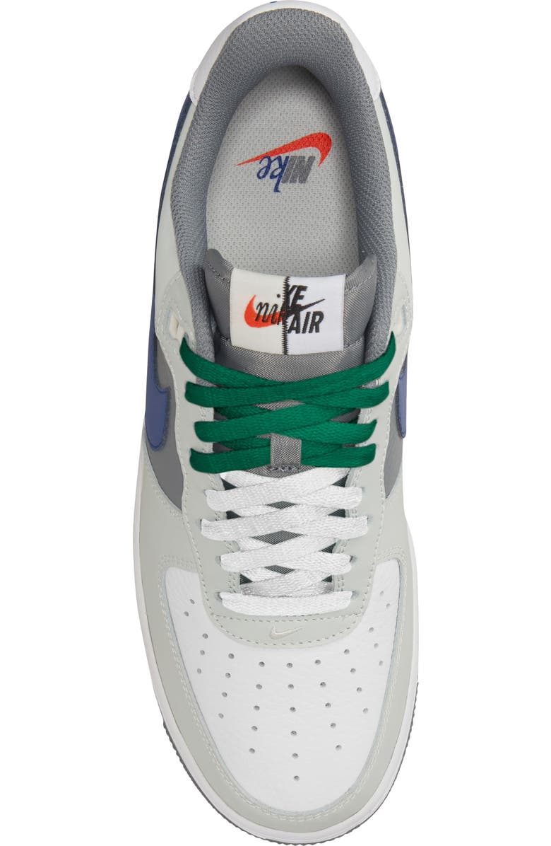 Nike Air Force 1 '07 LV8 Sneaker, Alternate, color, Silver/ Royal Blue/ White