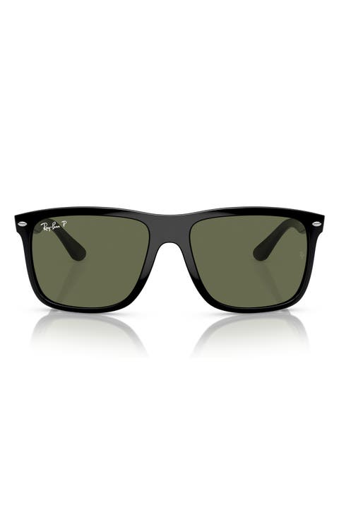 60mm Polarized Square Sunglasses