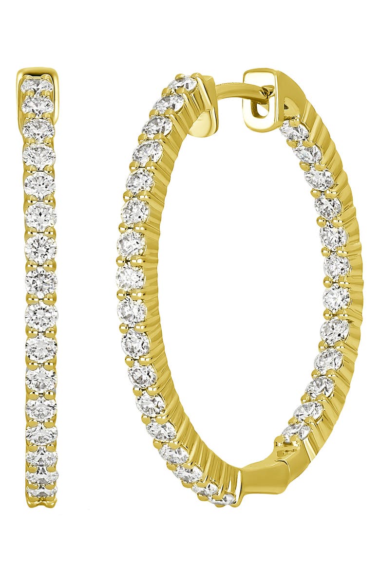 Bony Levy Audrey Diamond Hoop Earrings, Main, color,