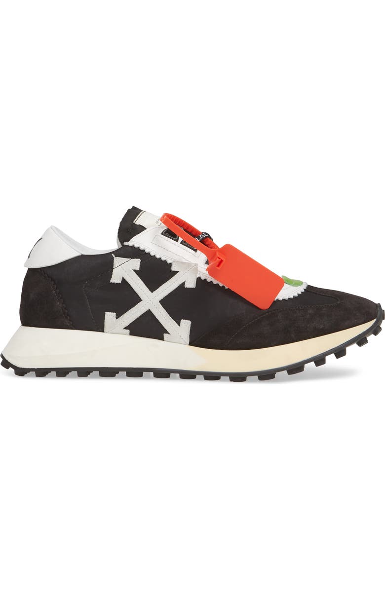 Off-White Running Sneaker, Alternate, color,