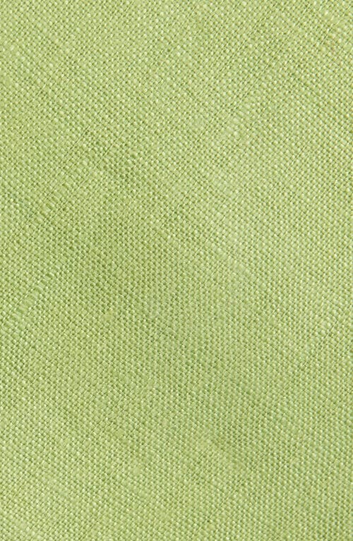 Clifton Wilson Olive & Plaid Reversible Slub Linen Tie