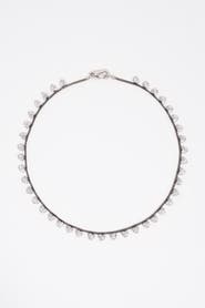 Bimba y Lola Aged Crystal Hearts Necklace