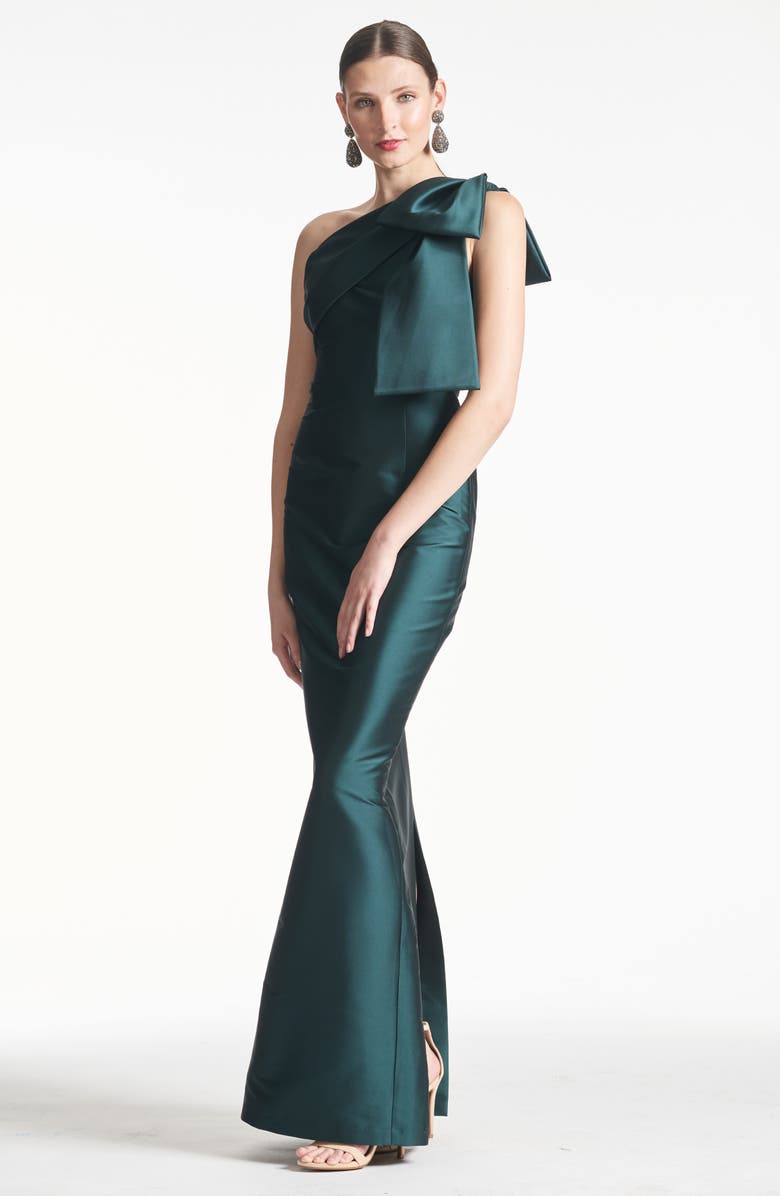 Sachin & Babi Bonnie One-Shoulder Gown, Alternate, color, 