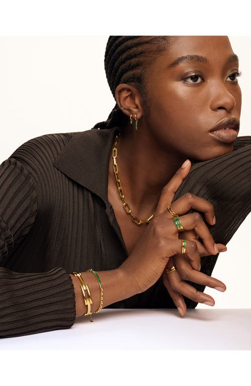 Monica Vinader Mini Baguette Chain Bracelet In Multi