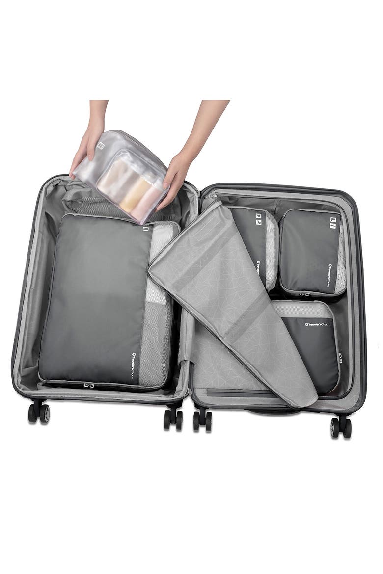 5-Piece Packing Cube Set, Alternate, color, DARK GREY