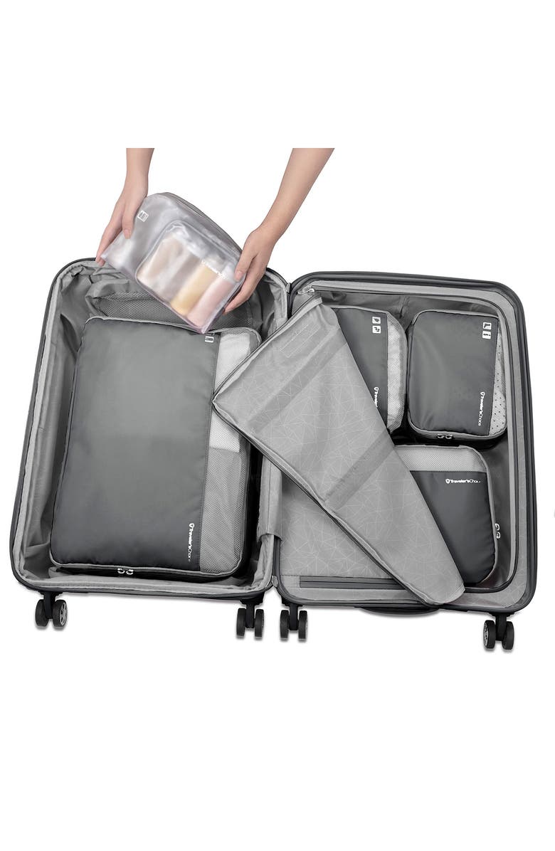 TRAVELERS CHOICE 5-Piece Packing Cube Set, Alternate, color, Dark Grey