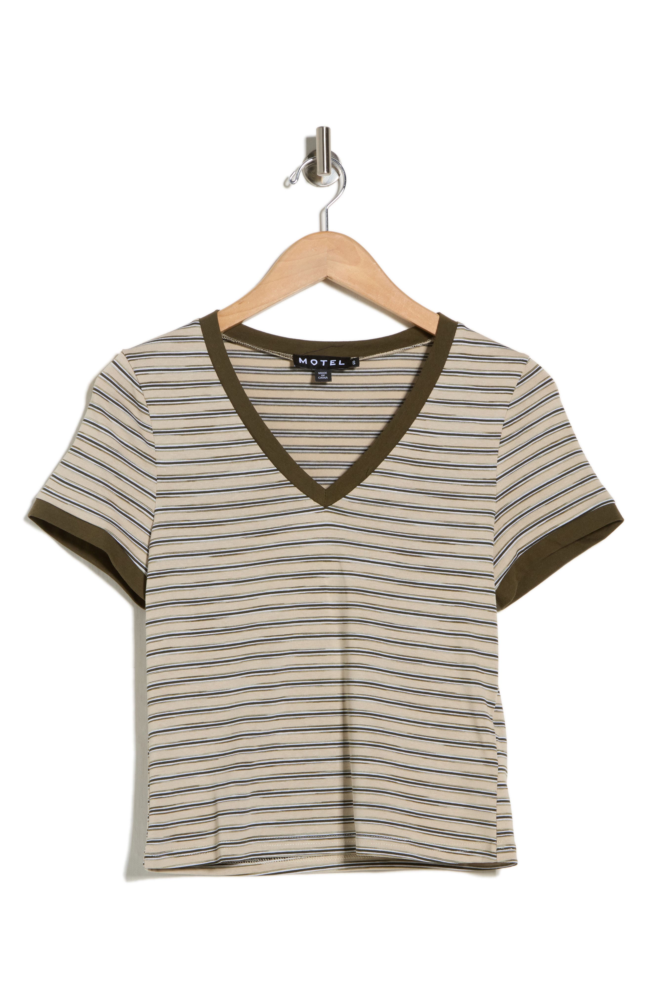 Motel Stripe Short Sleeve Top (Women) | Nordstromrack