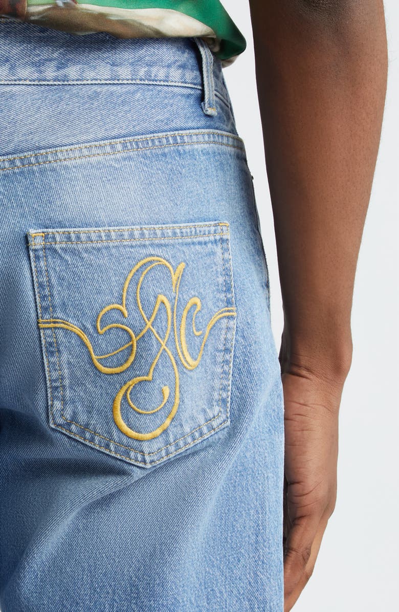 STOCKHOLM SURFBOARD CLUB Fog Nonstretch Bootcut Jeans, Alternate, color, Mid Blue