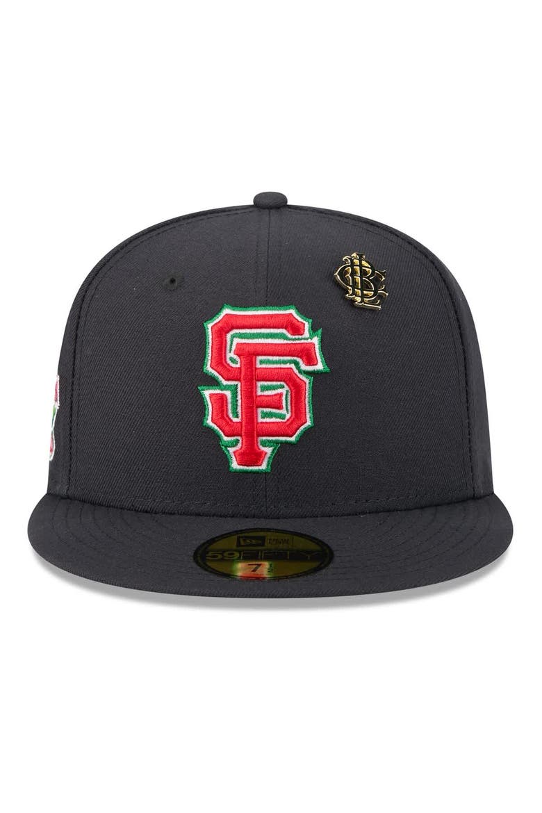 Men's New Era  Black San Francisco Giants 2025 Big League Chew 59FIFTY Fitted Hat, Alternate, color, Black