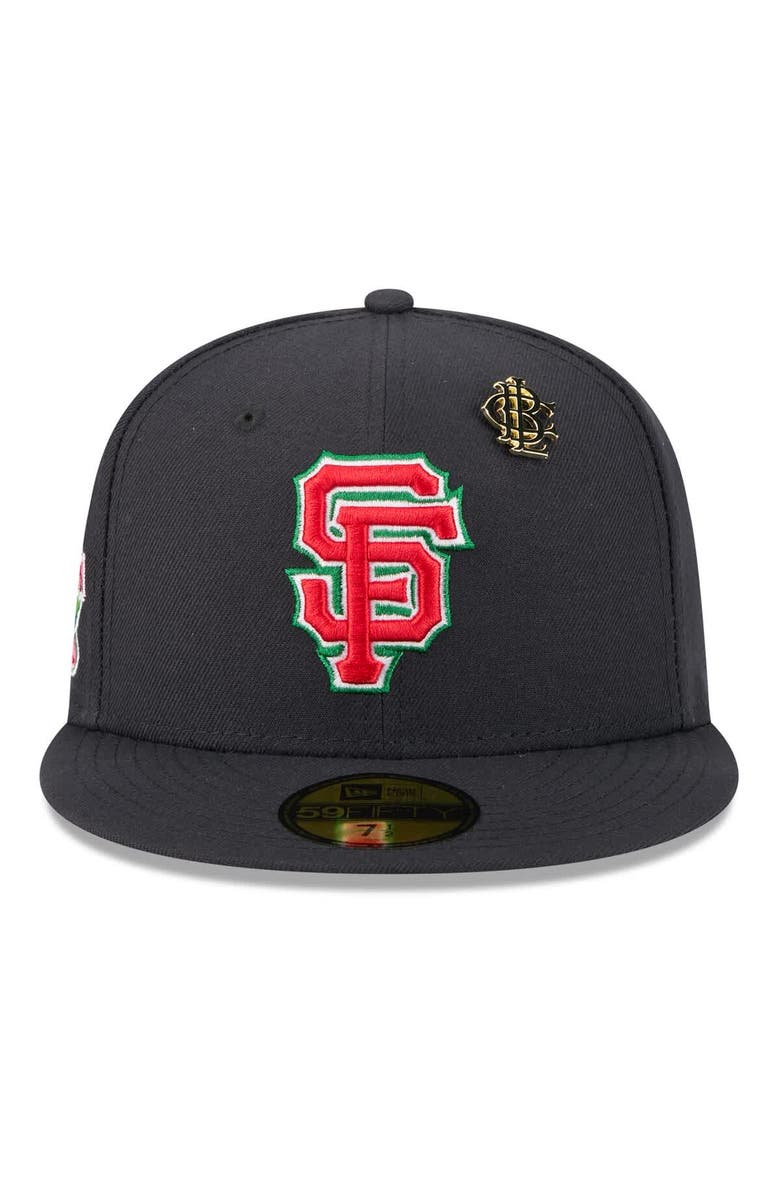 New Era Men's New Era Black San Francisco Giants 2025 Big League Chew 59FIFTY Fitted Hat, Alternate, color, Black