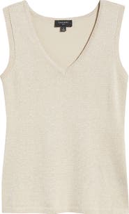 Tahari ASL V-Neck Sweater Tank