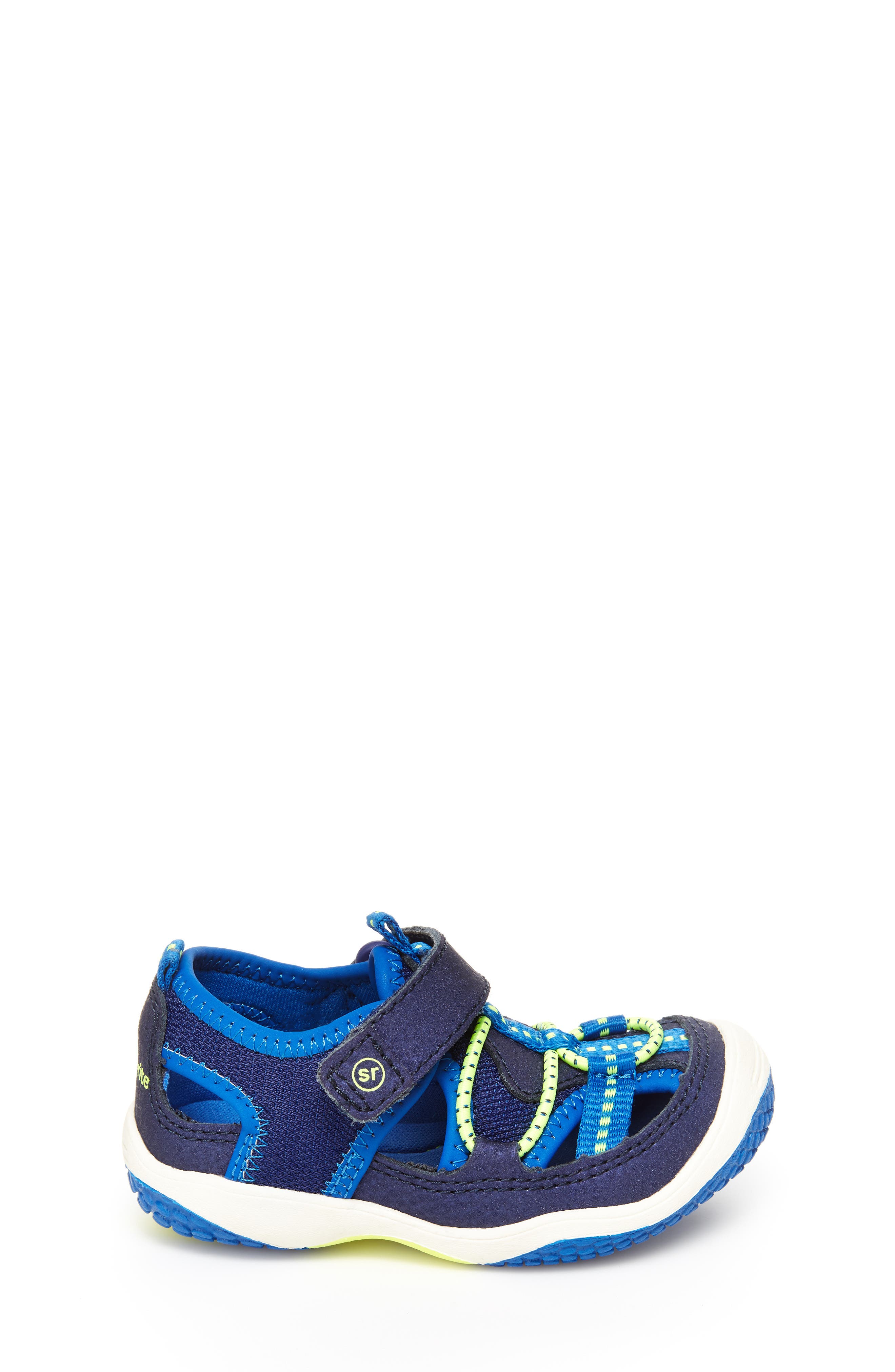 Marina Water Sandal, Alternate, color, ELECTRIC BLUE LEATHER/ TEXTILE