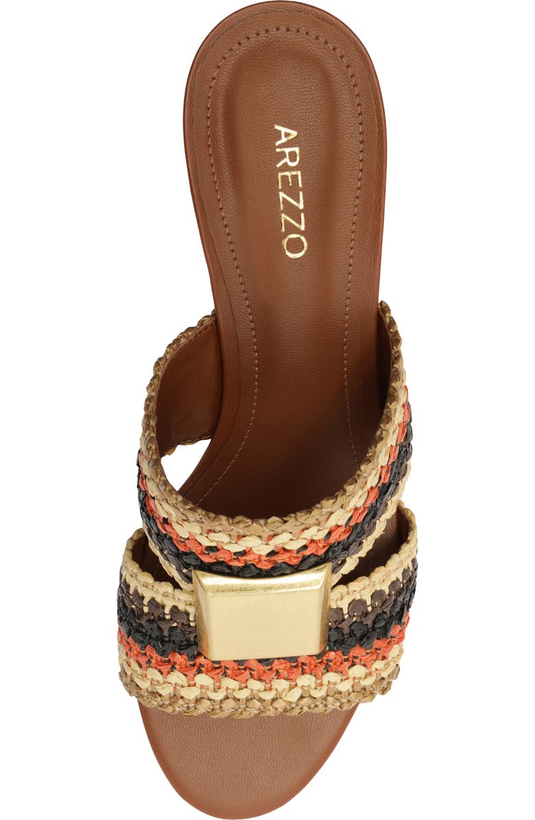 Arezzo Jackie Slide Sandal, Alternate, color, Multi Bronze