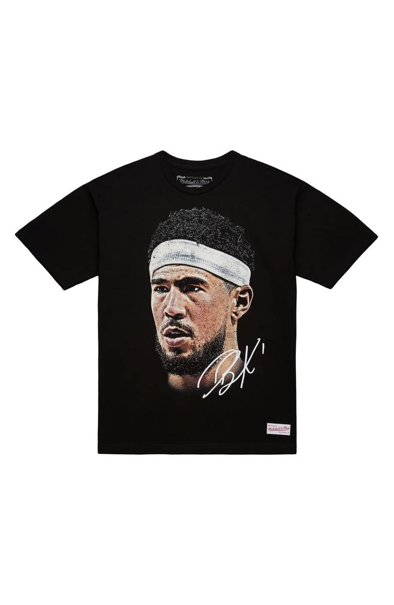 Mitchell & Ness Unisex Mitchell & Ness Devin Booker Black NBA Real Big Face Player T-Shirt, Alternate, color, Black