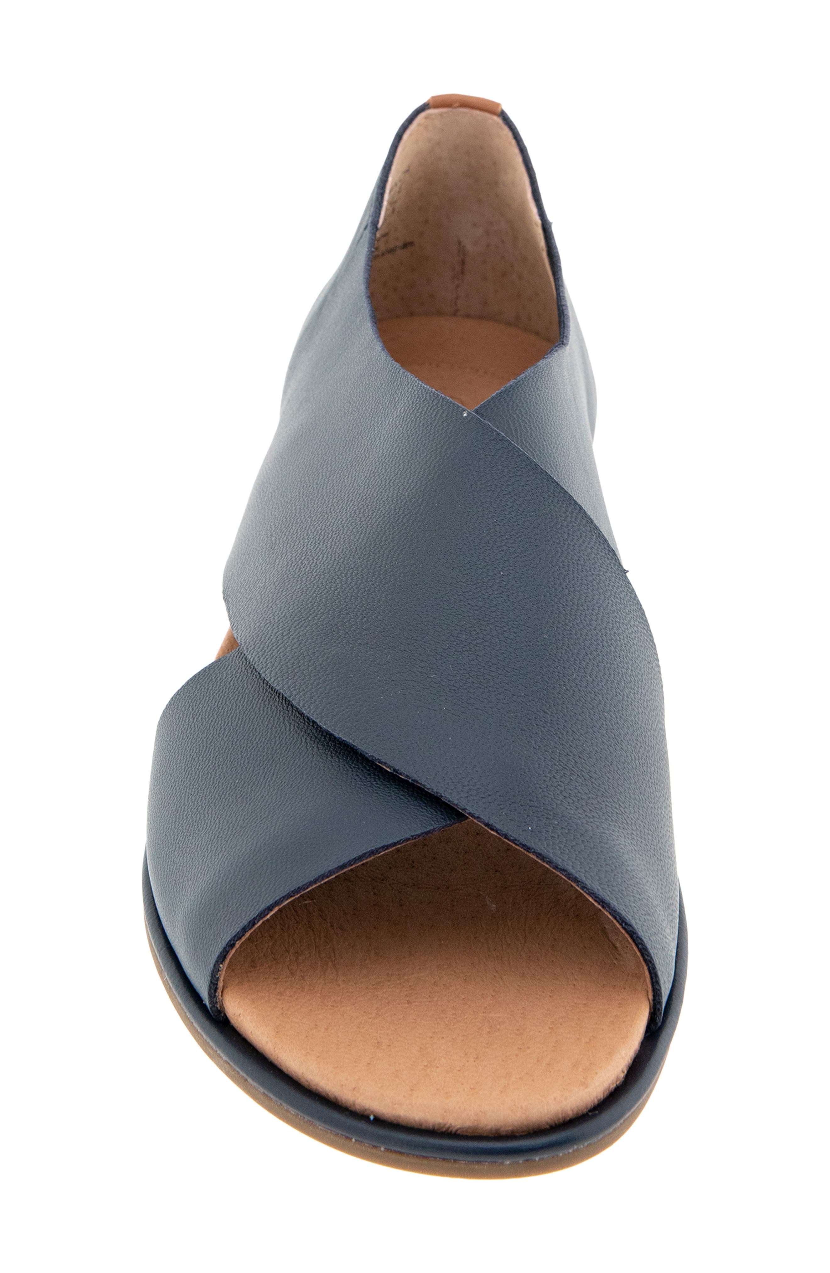 Laniey Sandal, Alternate, color, NAVY LEATHER