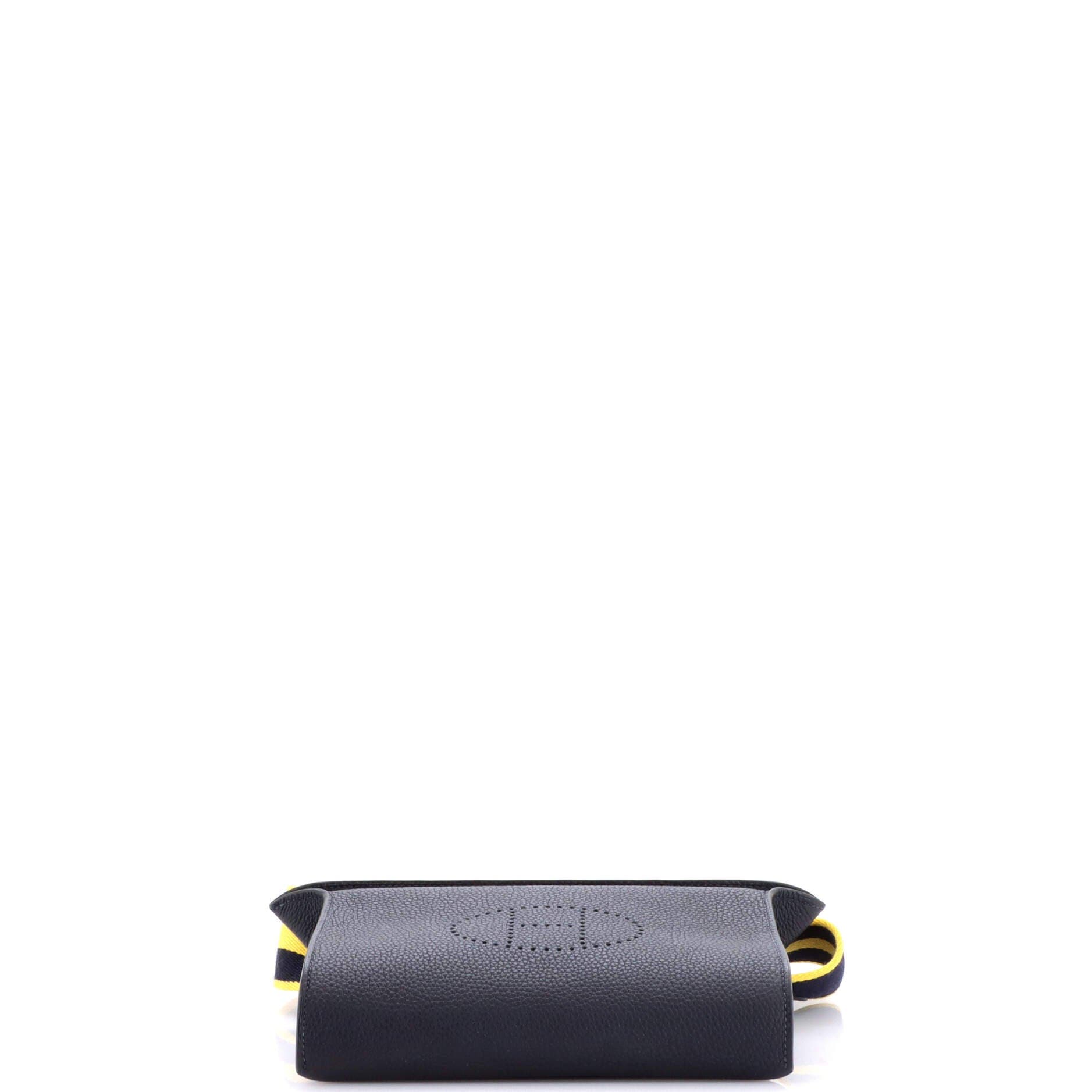 Pre-Owned Hermes Videpoches Bag Togo, Alternate, color, Caban