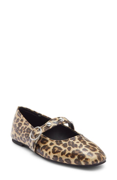 Maxi Studded Mary Jane Flat (Women)