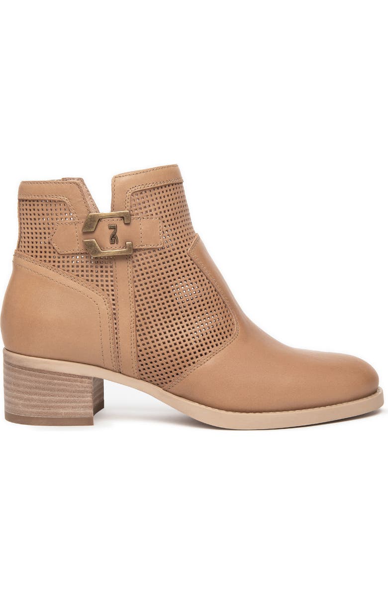 NeroGiardini Perforated Bootie, Alternate, color, Brown