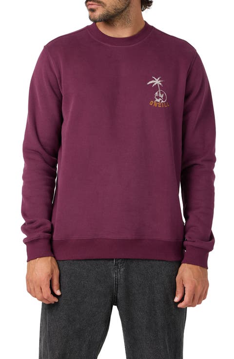 Cutback Classic Embroidered Crewneck Sweatshirt