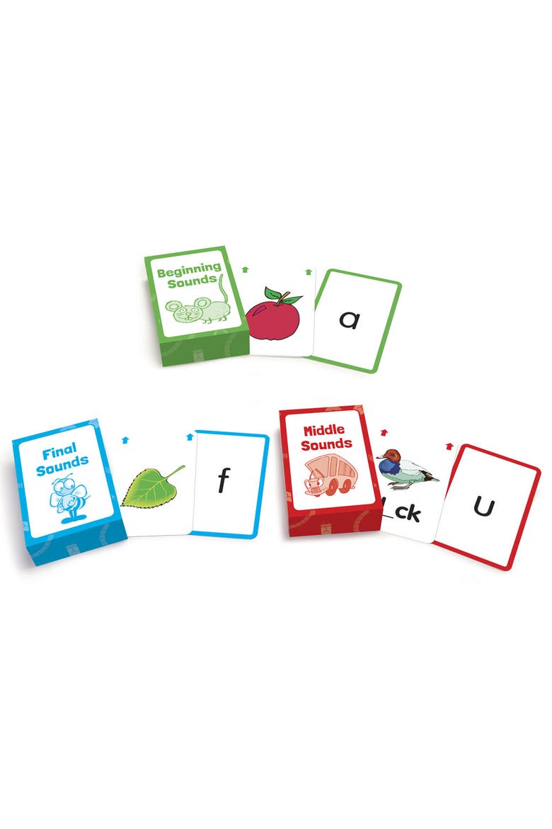 Letter Sounds Flashcards, Alternate, color, Multicolored