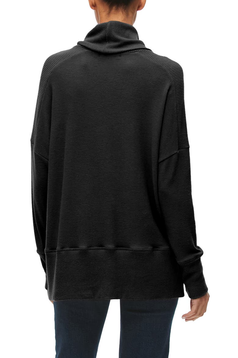 Bea Turtleneck Sweater, Alternate, color, BLACK