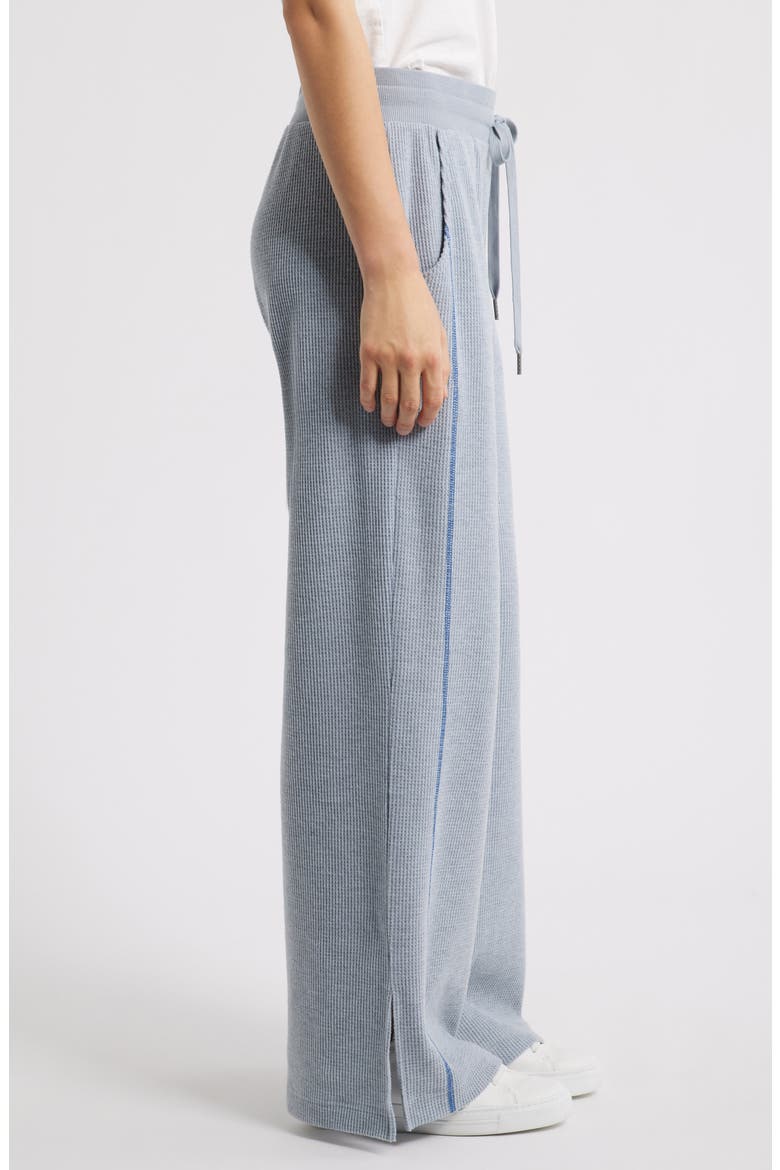 Contrast Stitch Waffle Knit Lounge Pants, Alternate, color, SKY
