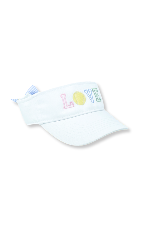 Tennis Love Twill Bow Visor (Toddler, Little Kid & Big Kid)