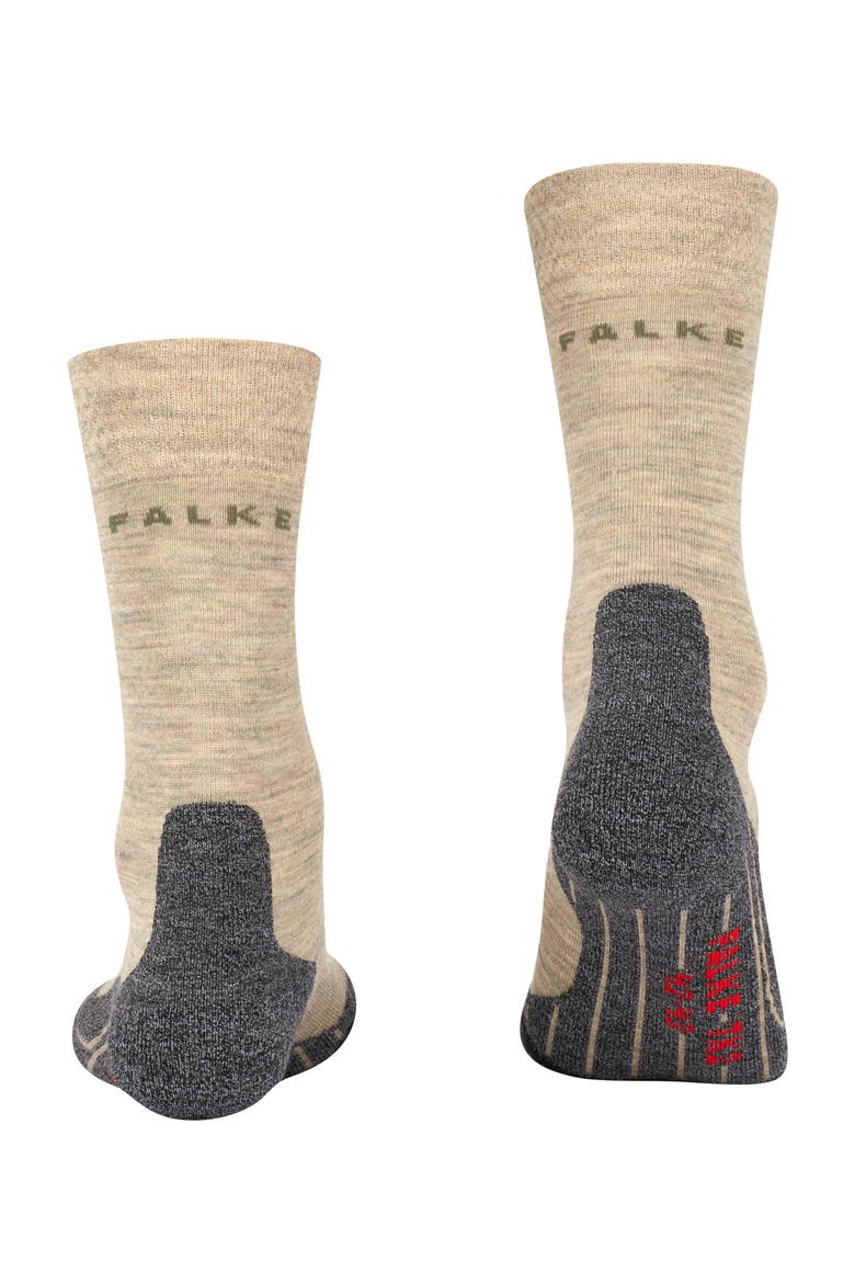 TK2 Explore Melange Hiking Socks, Alternate, color, Khaki